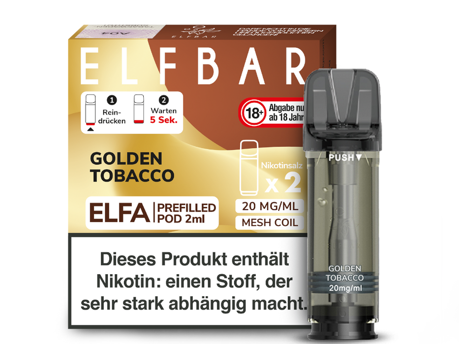 Elfbar Elfa Pod 20mg/ml (2 Stück) - Strawberry Ice