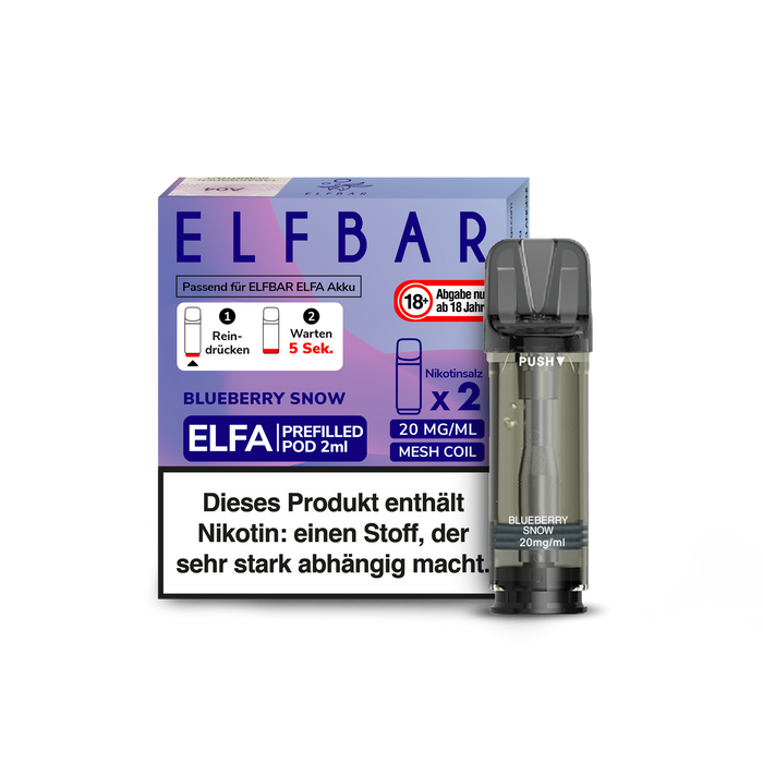 Elfbar Elfa Pod 20mg/ml (2 Stück) - Strawberry Ice