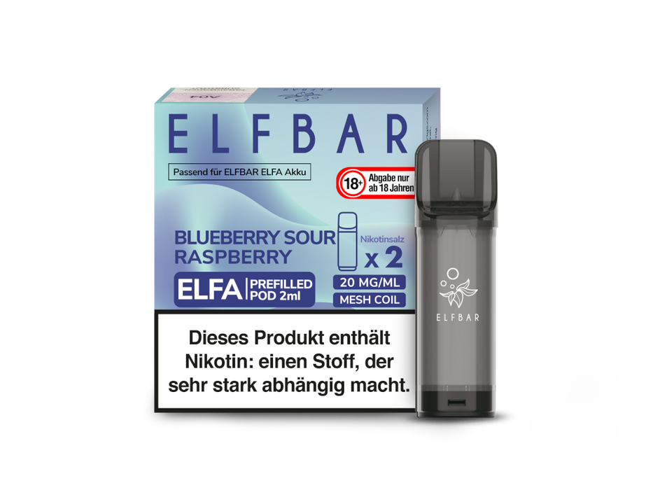 Elfbar Elfa Pod 20mg/ml (2 Stück) - Strawberry Ice