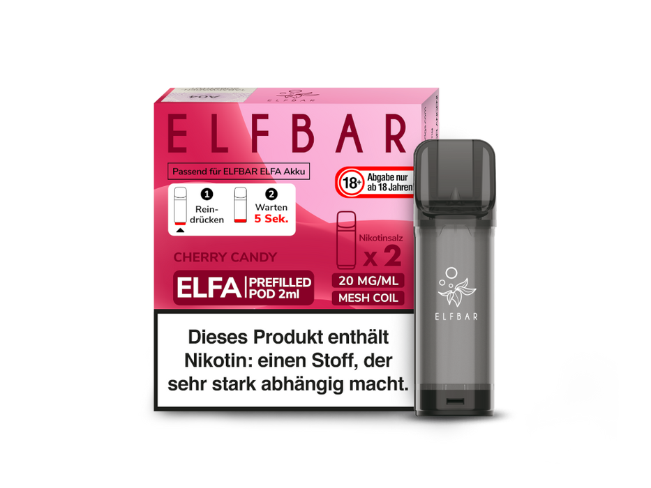 Elfbar Elfa Pod 20mg/ml (2 Stück) - Strawberry Ice