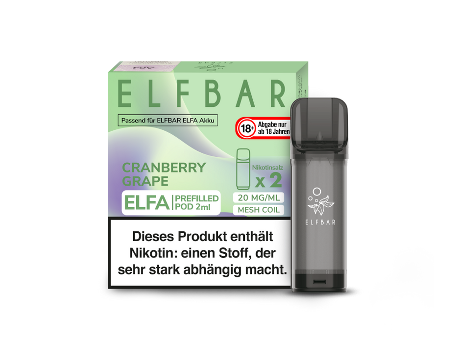 Elfbar Elfa Pod 20mg/ml (2 Stück) - Strawberry Ice