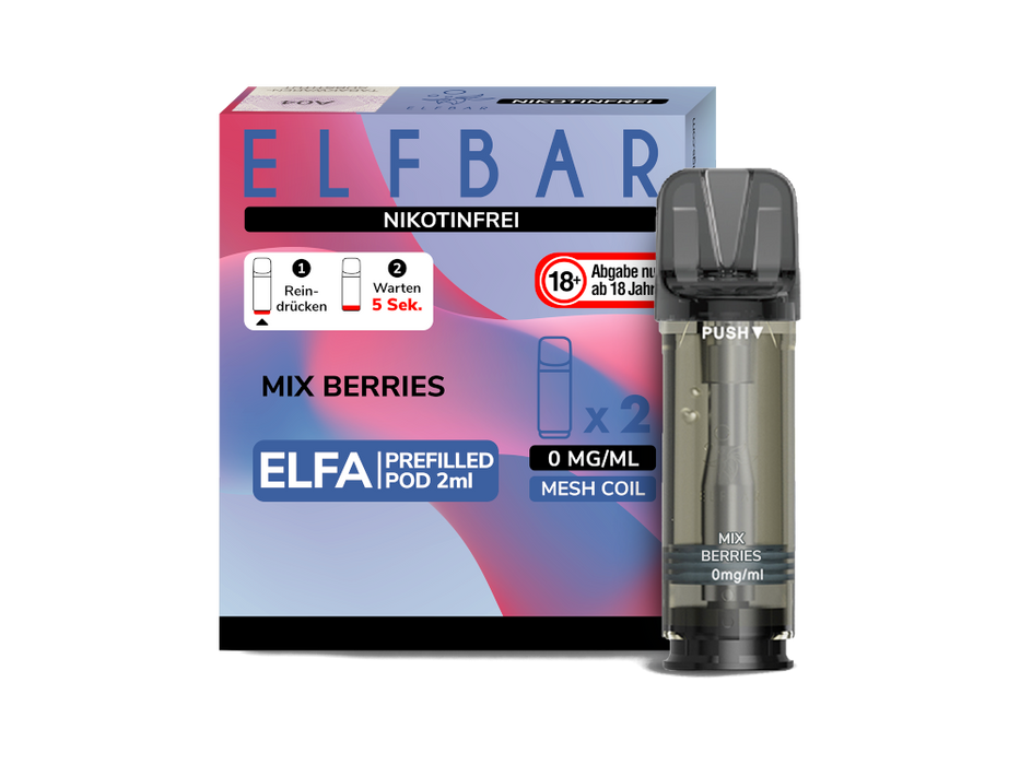 Elfbar Elfa Pod 20mg/ml (2 Stück) - Strawberry Ice
