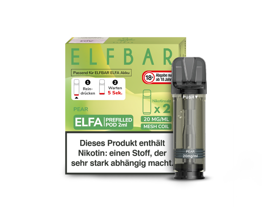 Elfbar Elfa Pod 20mg/ml (2 Stück) - Strawberry Ice