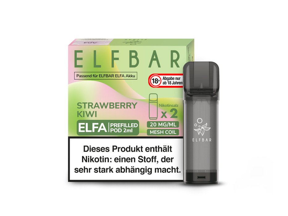 Elfbar Elfa Pod 20mg/ml (2 Stück) - Strawberry Ice