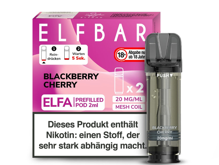 Elfbar Elfa Pod 20mg/ml (2 Stück) - Strawberry Ice