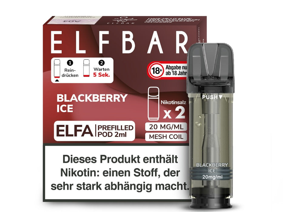 Elfbar Elfa Pod 20mg/ml (2 Stück) - Strawberry Ice