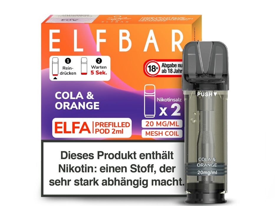 Elfbar Elfa Pod 20mg/ml (2 Stück) - Strawberry Ice
