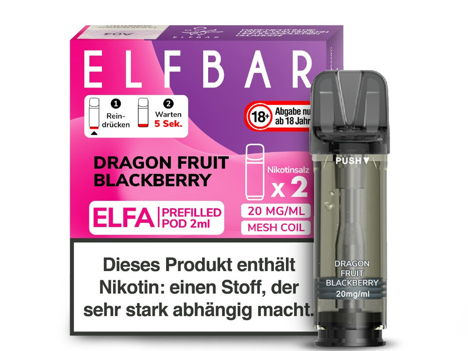 Elfbar Elfa Pod 20mg/ml (2 Stück) - Strawberry Ice