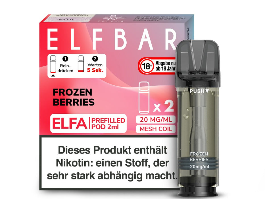 Elfbar Elfa Pod 20mg/ml (2 Stück) - Strawberry Ice