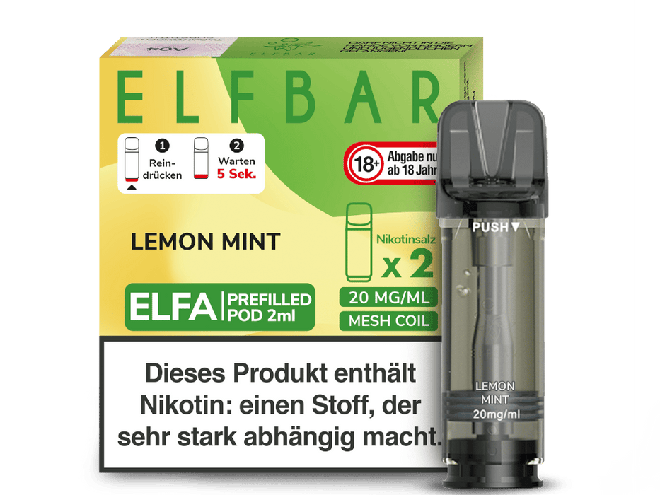 Elfbar Elfa Pod 20mg/ml (2 Stück) - Strawberry Ice