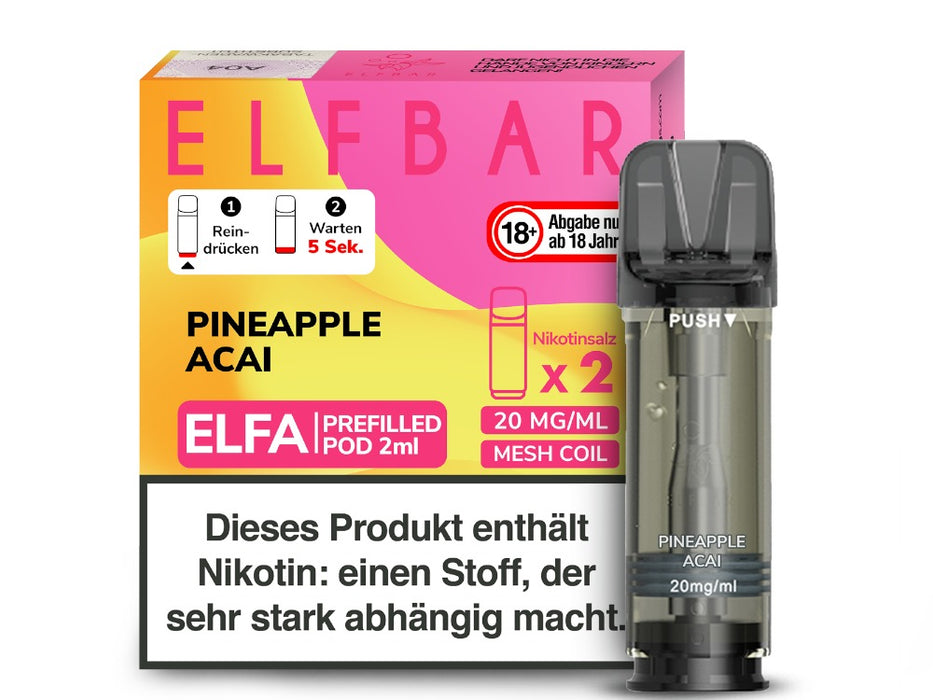 Elfbar Elfa Pod 20mg/ml (2 Stück) - Strawberry Ice