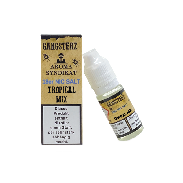 Gangsterz - Tropical Mix - Nikotinsalz Liquid 18 mg/ml