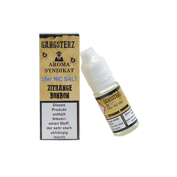 Gangsterz - Zitrange Bonbon - Nikotinsalz Liquid 18 mg/ml