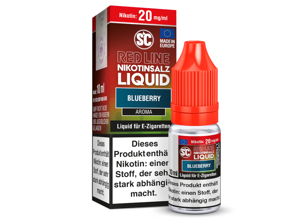 SC - Red Line - Blueberry - Nikotinsalz Liquid