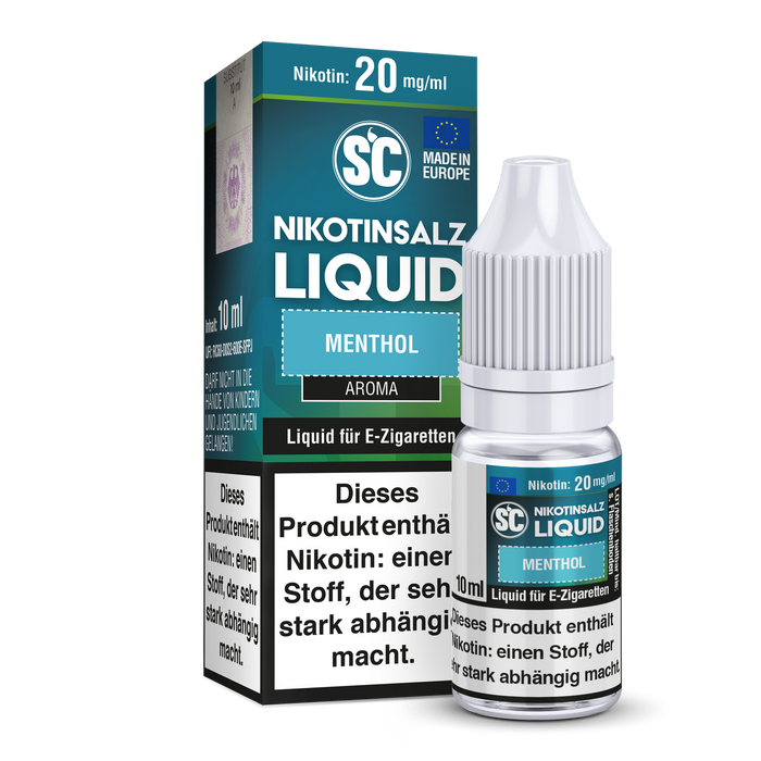 SC - Menthol - E-Zigaretten Nikotinsalz Liquid 20 mg/ml